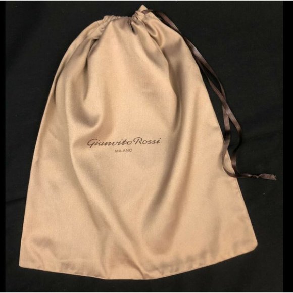 Gianvito Rossi Dust Bag Storage Drawstring 13.5" x 11.5" - Picture 7 of 7